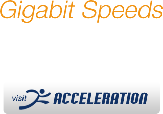 Gigabit Speeds Fiber Internet - Acceleration