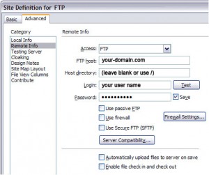 dreamweaver_FTP